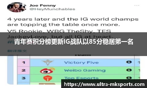 青年赛积分榜更新IG战队以85分稳居第一名